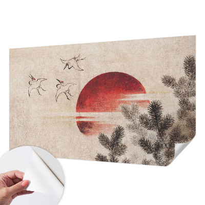 Foto behang voor de keuken Bos Oost