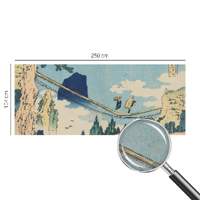 Fotobehang tienerkamer met afbeelding van een bergbrug