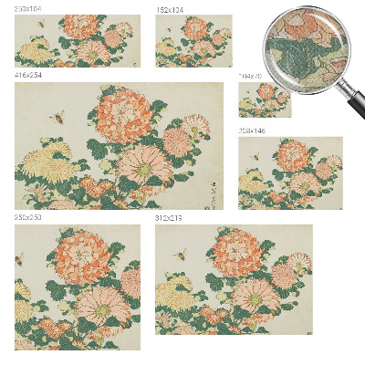 Fotobehang zelfklevend Chrysantenbloemen