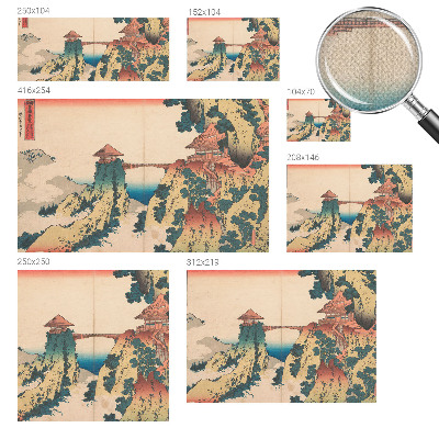 3D fotobehang Een schilderachtig landschap