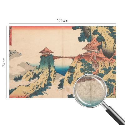 3D fotobehang Een schilderachtig landschap