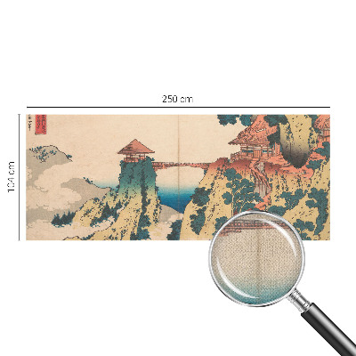 3D fotobehang met een schilderachtig landschap als motief