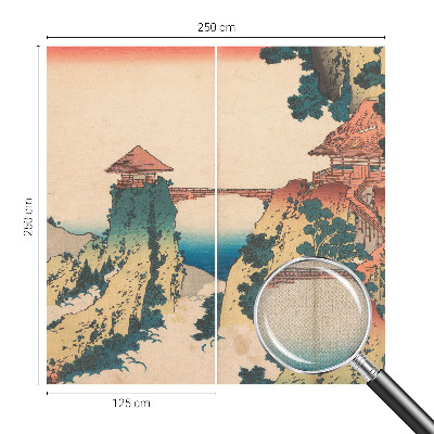 3D fotobehang Een schilderachtig landschap