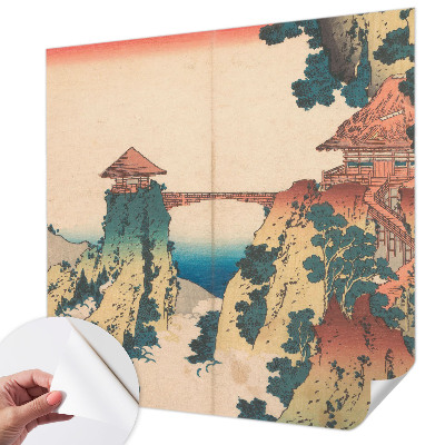 3D fotobehang Een schilderachtig landschap