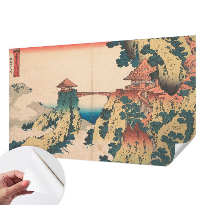 3D fotobehang Een schilderachtig landschap