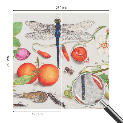 Foto behang voor de kinderkamer Natuurillustratie