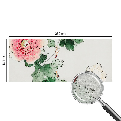 Fotobehang kinderkamer met een subtiel bloemenmotief