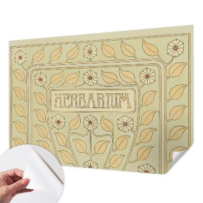 Fotobehang voor kinderkamer Plantenornament