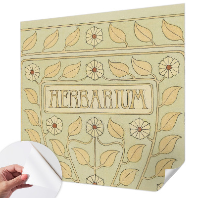 Fotobehang voor kinderkamer Plantenornament