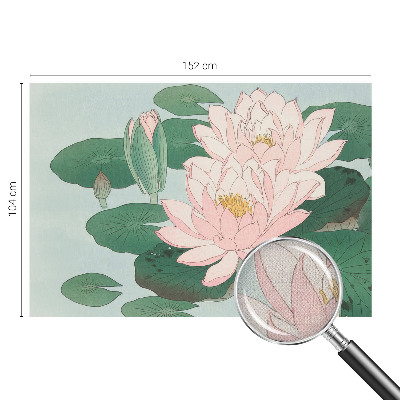 Fotobehang tienerkamer met motief van een waterlotus