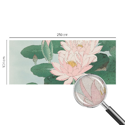 Fotobehang tienerkamer met motief van een waterlotus
