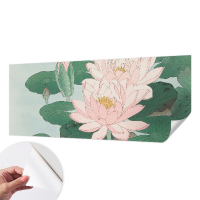 Fotobehang tienerkamer met motief van een waterlotus
