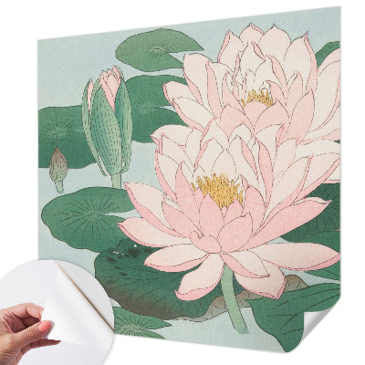 Fotobehang tienerkamer met motief van een waterlotus
