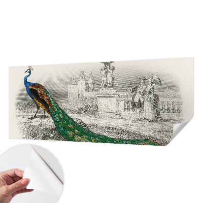 Zelfklevend fotobehang Kleurrijke veren