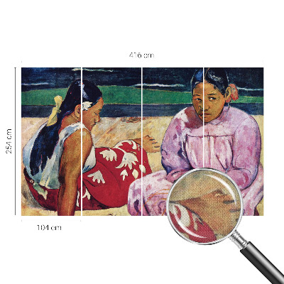 3D fotobehang Strandscène