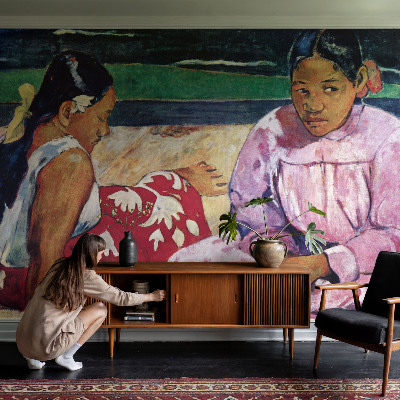 3D fotobehang Strandscène