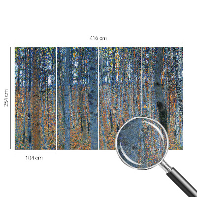 Fotobehang voor kinderkamer Berkenbos