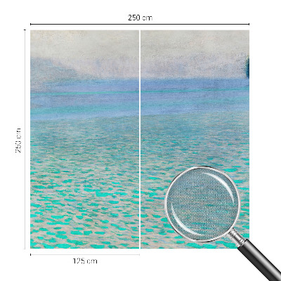 Fotobehang babykamer Turkoois water