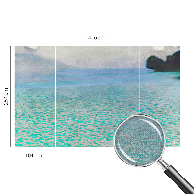 Fotobehang babykamer Turkoois water