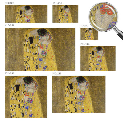 Fotobehang tienerkamer Art Nouveau-paar