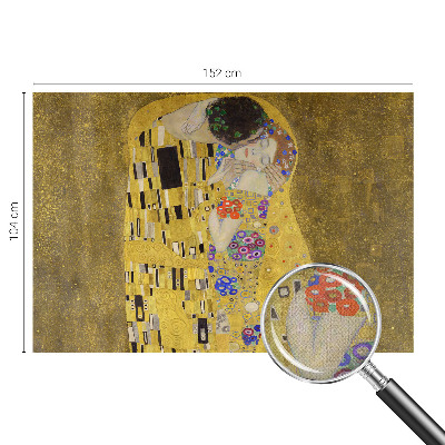 Fotobehang tienerkamer met art-nouveau-paar als motief