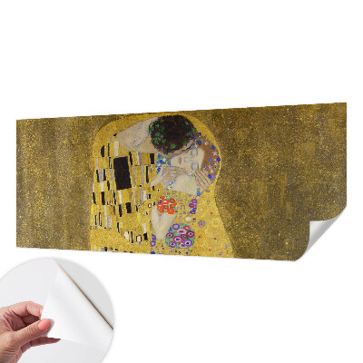 Fotobehang tienerkamer met art-nouveau-paar als motief