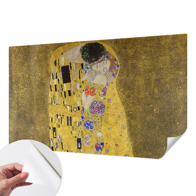 Fotobehang tienerkamer met art-nouveau-paar als motief