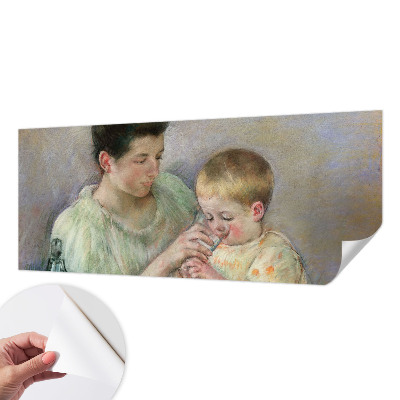Zelfklevend fotobehang Ouderlijke zorg