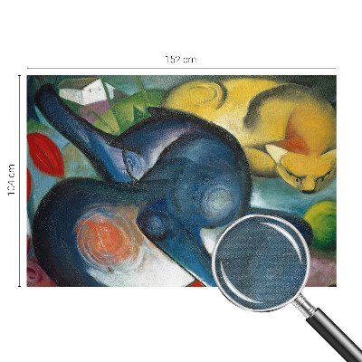 Fotobehang zelfklevend Kattenkunst