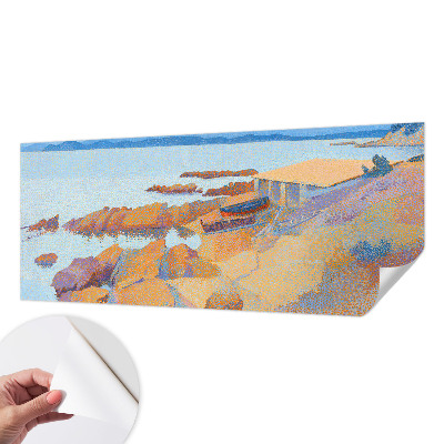 Foto behang voor de kinderkamer met een uitzicht op zee