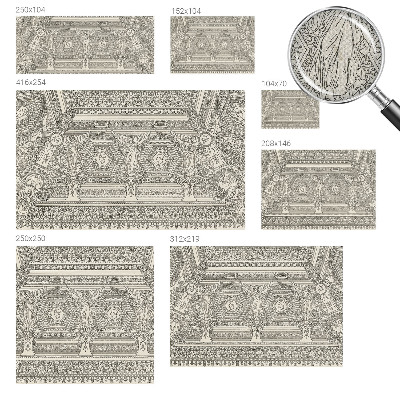 Fotobehang kinderkamer Klassiek ornament