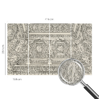 Fotobehang kinderkamer Klassiek ornament