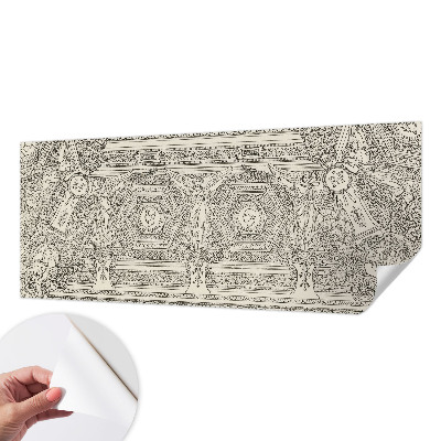 Fotobehang kinderkamer met een klassiek ornament als patroon