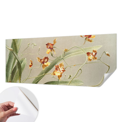 Fotobehang voor de kinderkamer met een klassiek ontwerp van orchideeën