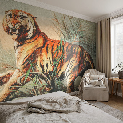 Fotobehang babykamer Tijger natuur