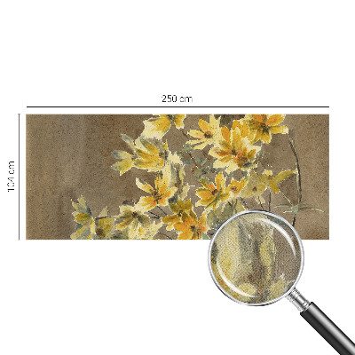 Foto behang voor de keuken Zonnig boeket