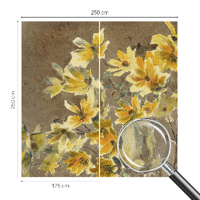 Foto behang voor de keuken Zonnig boeket