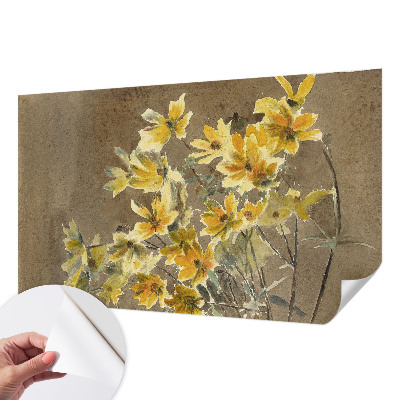 Foto behang voor de keuken Zonnig boeket