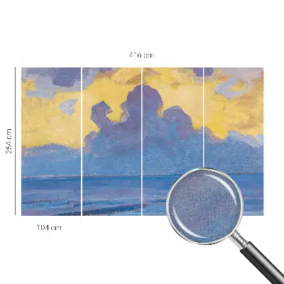 Fotobehang zelfklevend met een wolkenlandschap