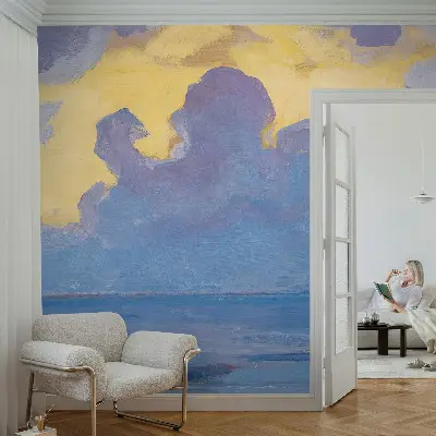 Fotobehang zelfklevend met een wolkenlandschap