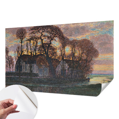 Zelfklevend fotobehang Avondlandschap