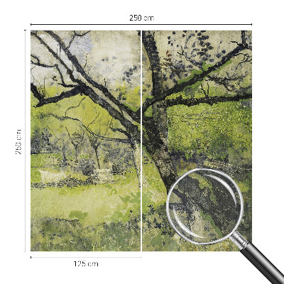 Zelfklevend fotobehang op maat met het motief 'Lentepark'
