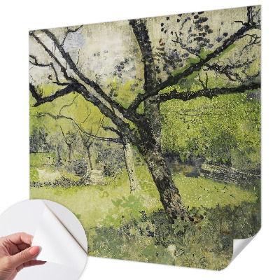 Zelfklevend fotobehang op maat Lentepark