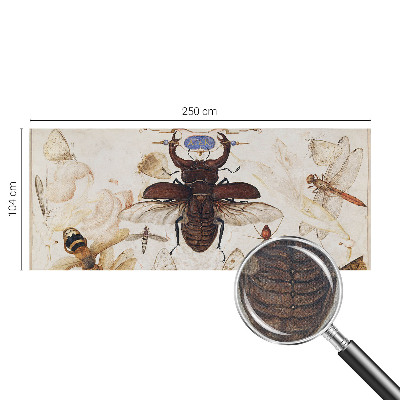 Zelfklevende behangsticker met een natuurlijke, harmonieuze print