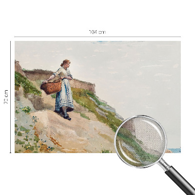 Foto behang voor de kinderkamer Vrouwelijk landschap