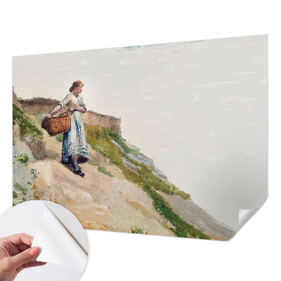 Foto behang voor de kinderkamer met een vrouwelijk landschap