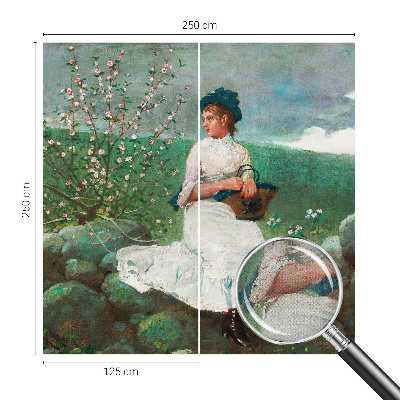 Fotobehang kinderkamer Bloemrijke vrede