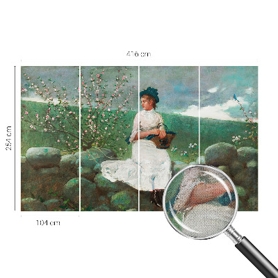 Fotobehang kinderkamer Bloemrijke vrede