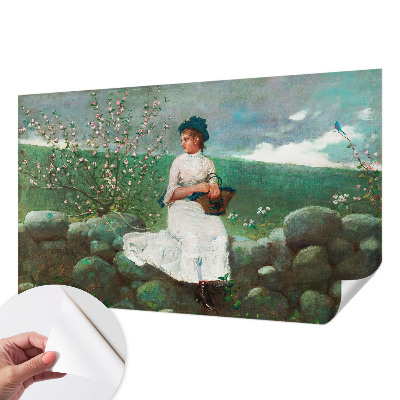 Fotobehang kinderkamer Bloemrijke vrede