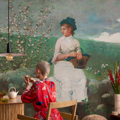 Fotobehang kinderkamer Bloemrijke vrede